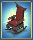 Haunted Masion Rocking Chair Red
